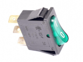 Выключатель клавиш. однополюсный 16А 11*30мм т/ст