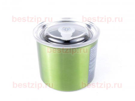 Контейнер для хранения кофе/чая вакуумный PLANETARY DESIGN 850гр Зелёный