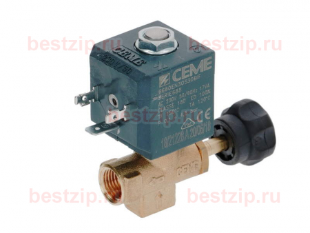 Клапан 2-ходовый CEME 1/4" 230V